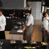 Commercial Kitchen Staff working