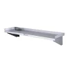 Solid adjustable wall shelves